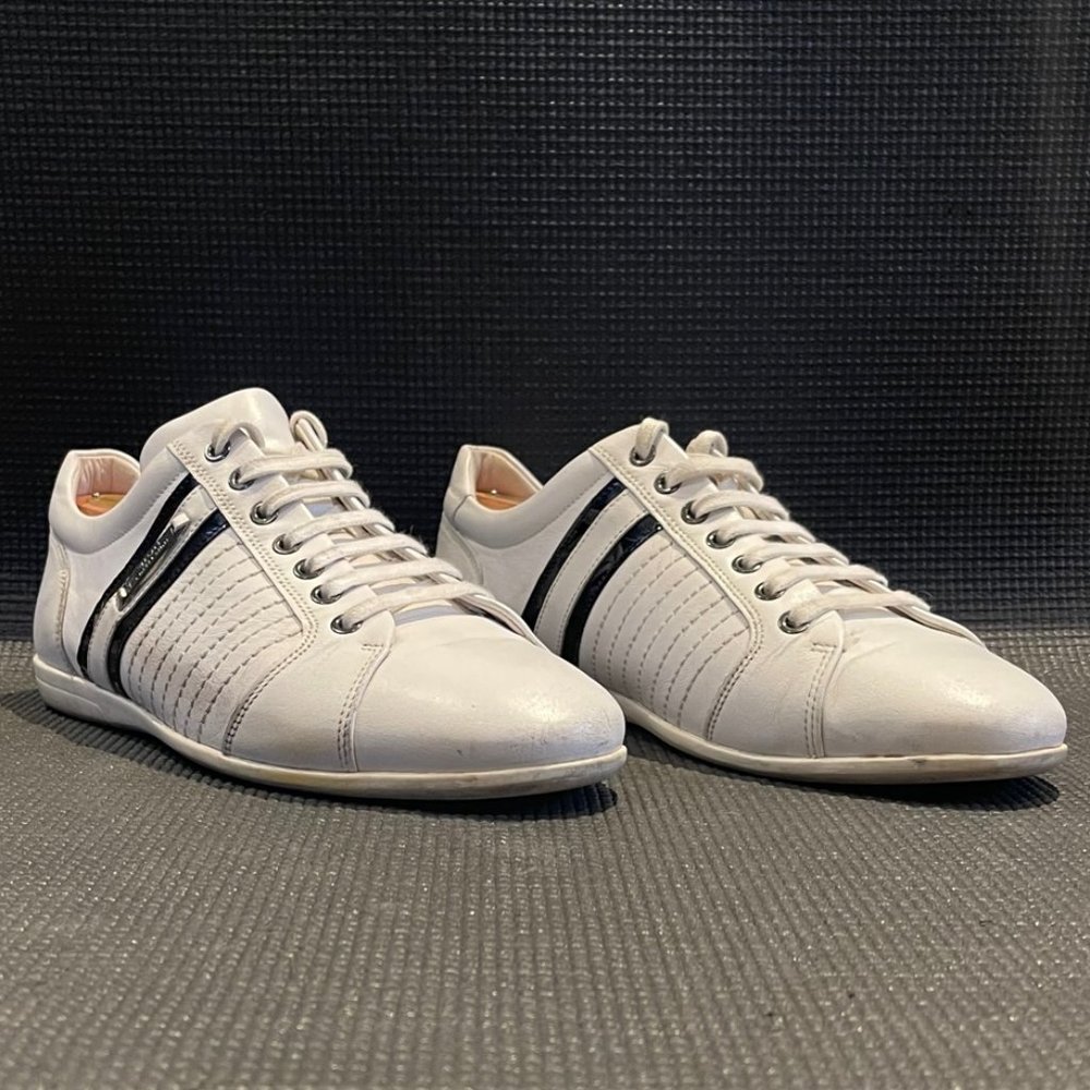 Versace sneakers white size 10 U.S. 43 Euro low top mixed material